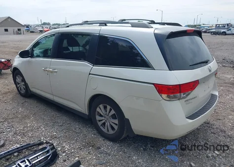 2016 Honda Odyssey Ex-L from USA, damaged, VIN 5FNRL5H66GB154292